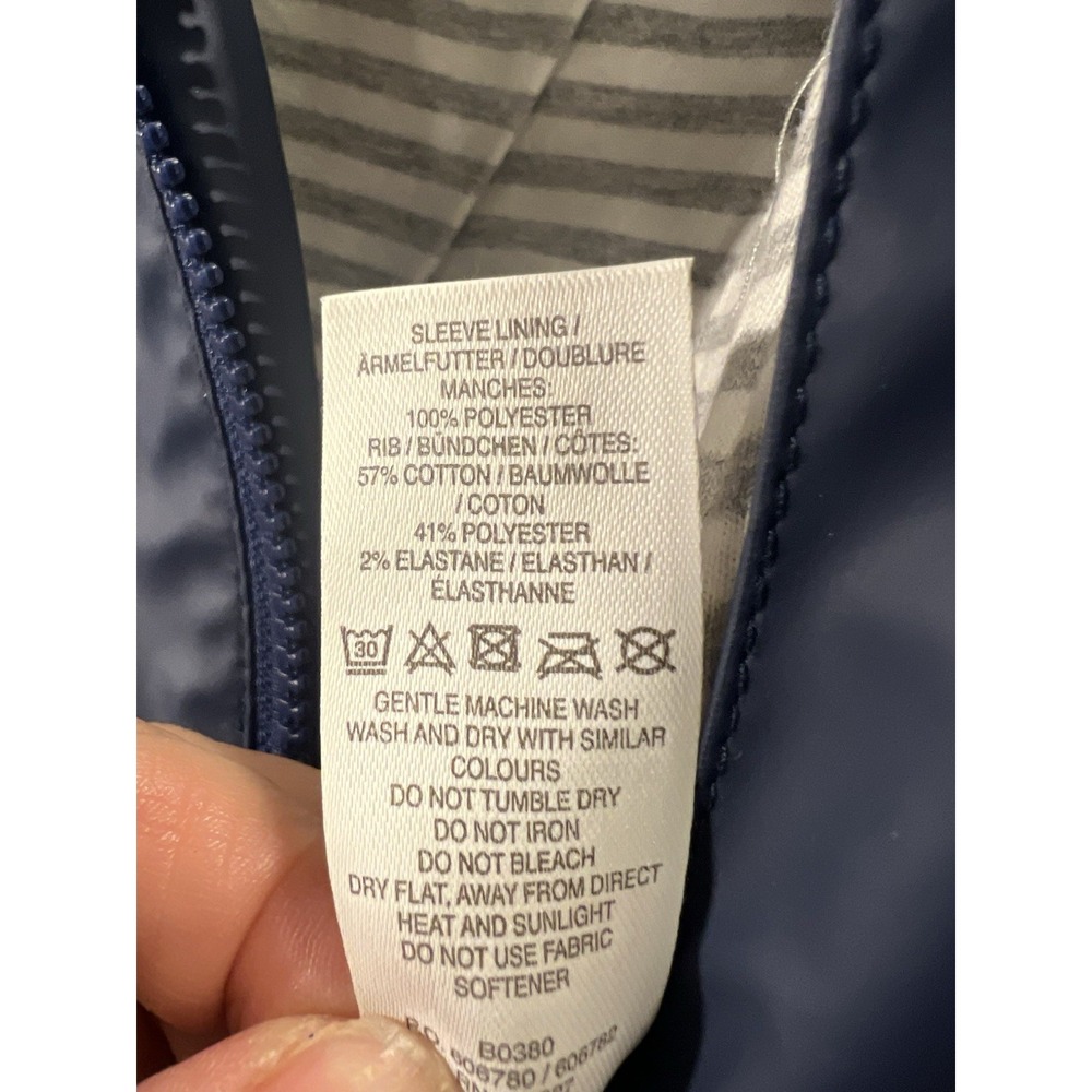 Mini Boden Rain Jacket/Coat |Navy Blue|Size 8-9 Years|NEW with tags! - Picture 11 of 11